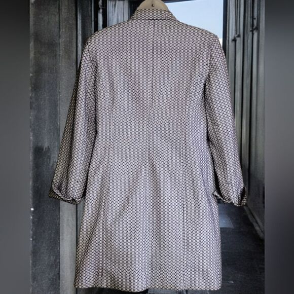 APT 9  DRESS/COÀT by WOMENS  NAVY & WHITE HOUNDSTOOTH SIZE 8 - Picture 4 of 14